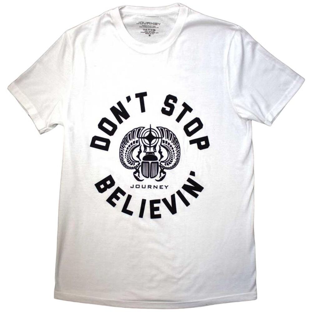 Journey Unisex Adult Believin T-Shirt / White